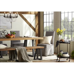 Miesville 84'' Dining Table Rustic Inspired Charm with Clean Modern Lines