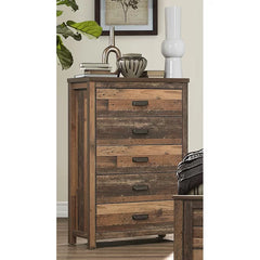 Milano 5 Drawer 31.3'' W Chest Made From Solid Rubberwood and Particle Board