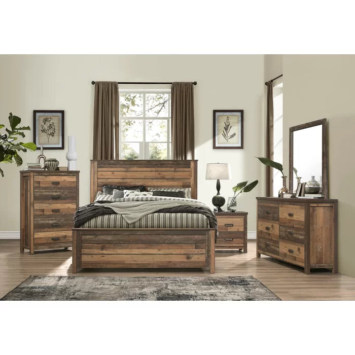 Milano 5 Drawer 31.3'' W Chest Made From Solid Rubberwood and Particle Board
