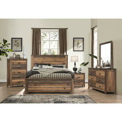 Milano 6 Drawer 57.7'' W Double Dresser Blend of Solid and Engineered Wood