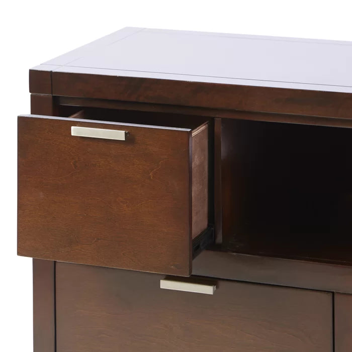 Milburn 6 Drawer 45'' W Solid Wood Dresser Six Spacious Drawers Offer Storage Space