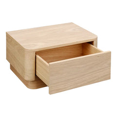 Mille 11'' Tall 1 - Drawer Nightstand in Light Oak Comforting Design Perfect for Living Room