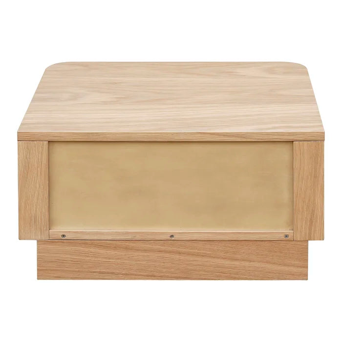 Mille 11'' Tall 1 - Drawer Nightstand in Light Oak Comforting Design Perfect for Living Room
