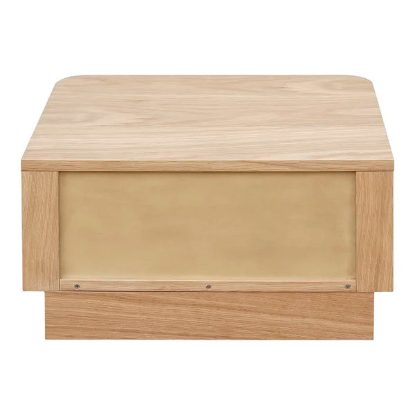 Mille 11'' Tall 1 - Drawer Nightstand in Light Oak Natural Soft Corners