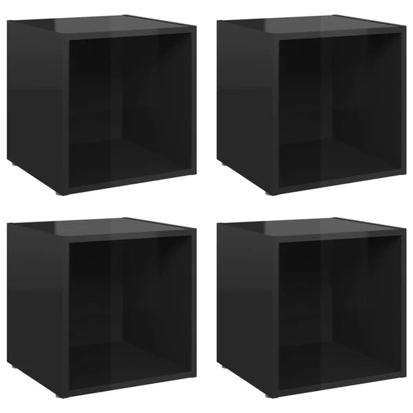 Gloss Black Millie-Jay TV Stand for TVs up to 65" (Set of 4)