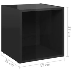 Gloss Black Millie-Jay TV Stand for TVs up to 65" (Set of 4)