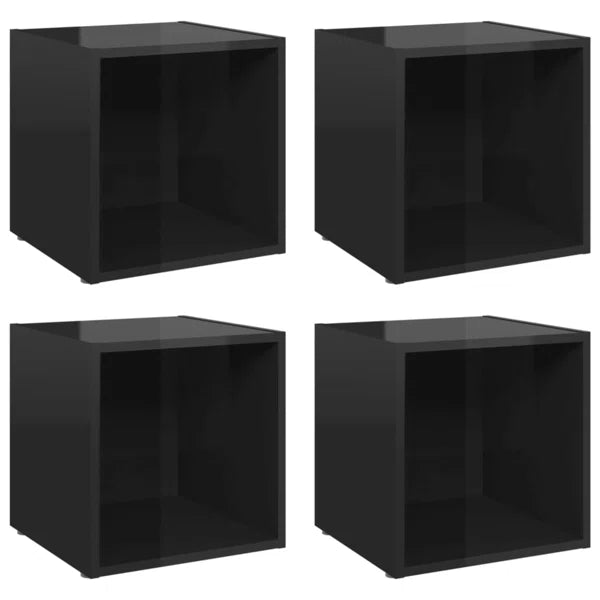 Gloss Black Millie-Jay TV Stand for TVs up to 65" (Set of 4)