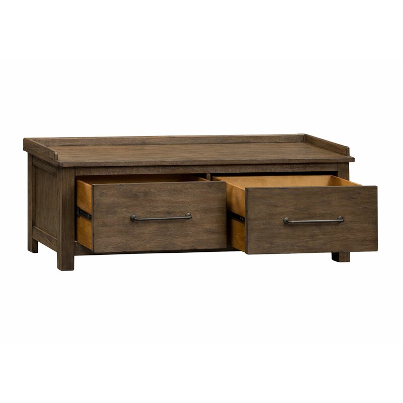 Millville Storage Bench Solid and Engineered Wood