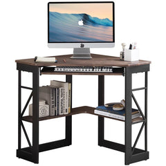 Minatare Corner Desk 90 Degrees Corner Design Perfect for Home Office