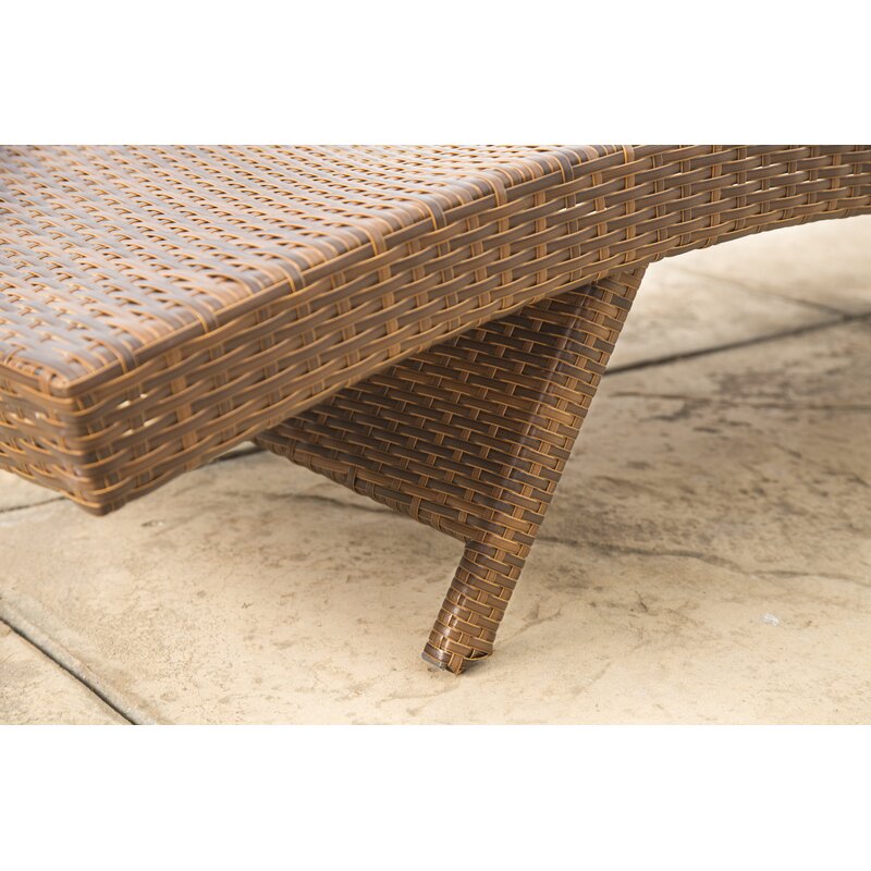 Brown Mirabel 79'' Long Reclining Chaise Lounge Set of 2