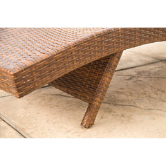 Brown Mirabel 79'' Long Reclining Chaise Lounge Set of 2