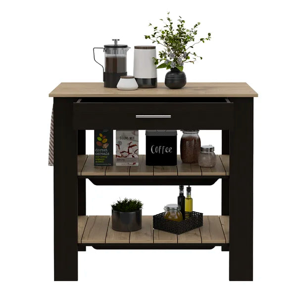 Mirmande 40'' Wide Kitchen Island Style and Functionality to your Kitchen Space