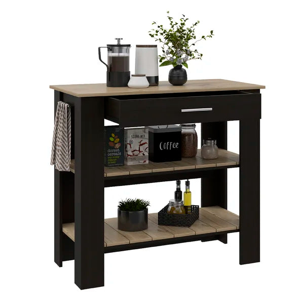 Mirmande 40'' Wide Kitchen Island Style and Functionality to your Kitchen Space