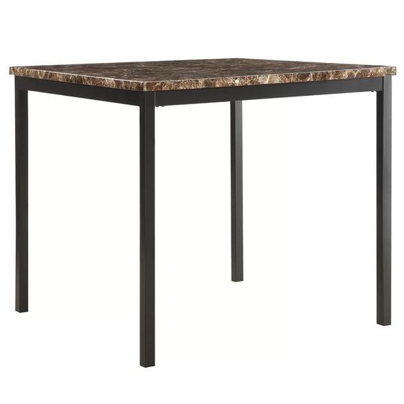 Mizell Counter Height 40'' Iron Dining Table Simple Elegant and Immediately Familiar