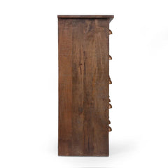 Solid Wood Monadnoc 34'' Tall Iron 2 - Door Accent Vintage Cabinet