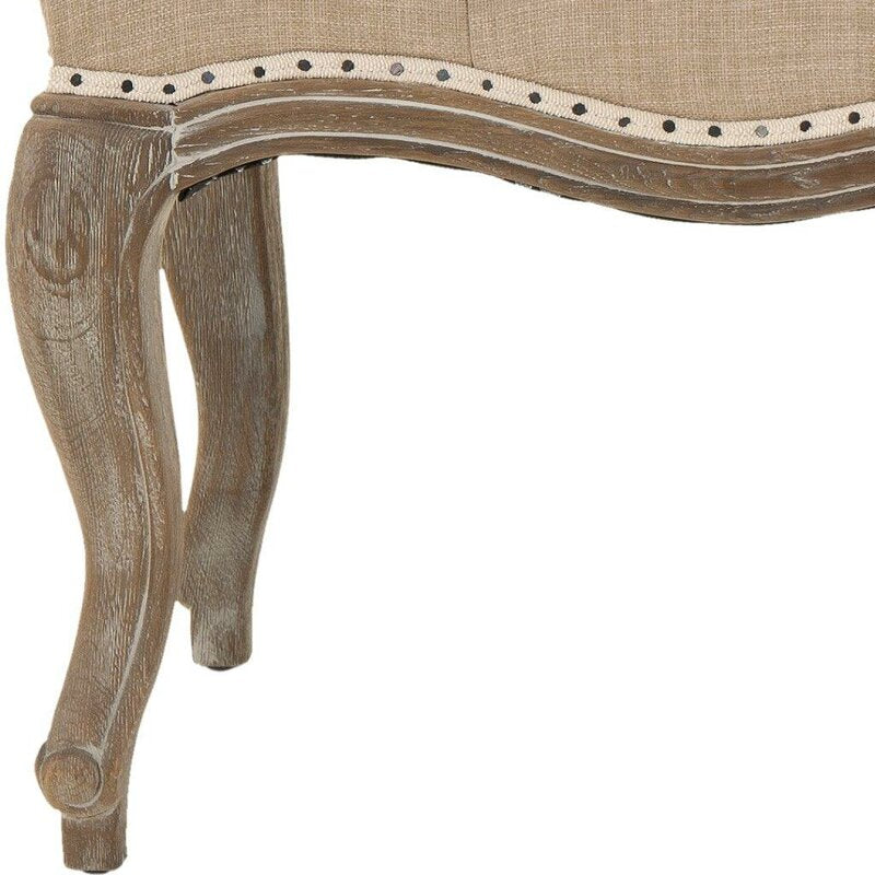 Wheat Beige Solid Wood Bench Add A Vintage Touch to your Home with this Bedroom Bench Can Complement Any Home Decor