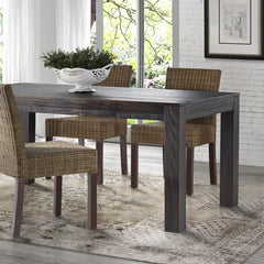 Barnwood Montauk 63'' Pine Solid Wood Dining Table Modern and Eco Friendly Design