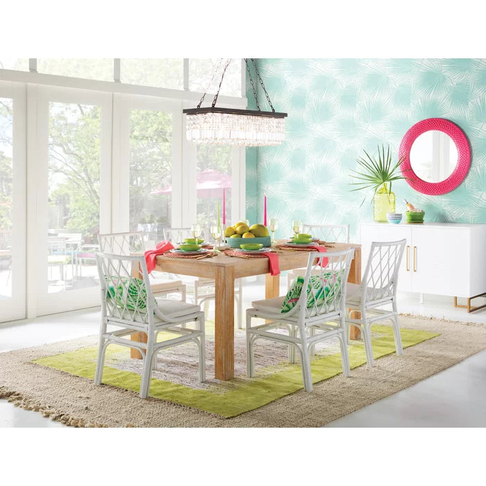 Driftwood Montauk 63'' Pine Solid Wood Dining Table Rustic Modern Farmhouse