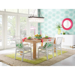 Driftwood Montauk 63'' Pine Solid Wood Dining Table Rustic Modern Farmhouse