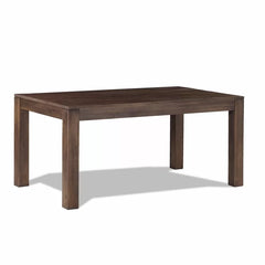Rustic Walnut Montauk 63'' Pine Solid Wood Dining Table Design