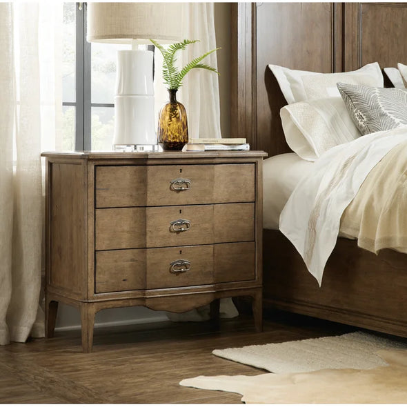 Medium Wood Montebello 3 Drawer 36'' W Solid Wood Dresser Indoor Design
