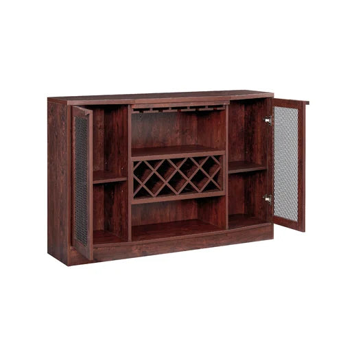 Mahogany Morgan Bar Cabinet Made From Solid And Engineered Wood