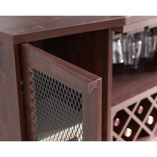 Mahogany Morgan Bar Cabinet Made From Solid And Engineered Wood