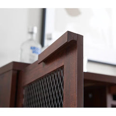 Mahogany Morgan Bar Cabinet Made From Solid And Engineered Wood