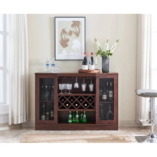 Mahogany Morgan Bar Cabinet Made From Solid And Engineered Wood