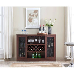 Mahogany Morgan Bar Cabinet Made From Solid And Engineered Wood