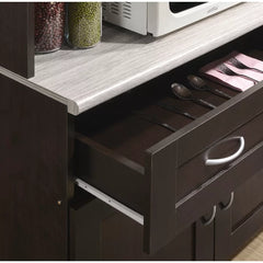 Mornington 31.5'' Wide Dining Hutch Modern Style Adjustable Shelves