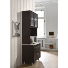 Mornington 31.5'' Wide Dining Hutch Modern Style Adjustable Shelves