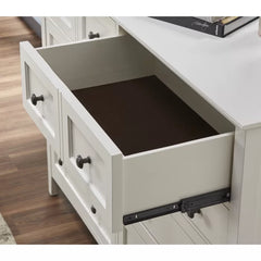 White Mowgli 5 Drawer 40'' W Chest Crafted from a Mix of Solid and Engineered Wood