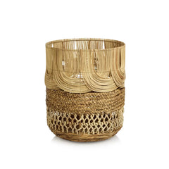 Multi-Weave Rattan Basket Natural Fibers Weaving Patterns