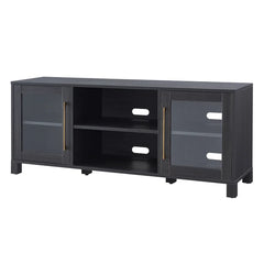 Charcoal Gray Munford TV Stand for TVs up to 65" Built from Engineered Wood