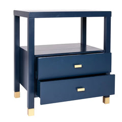 Navy Blue Munsell 22'' Tall 2 - Drawer Nightstand