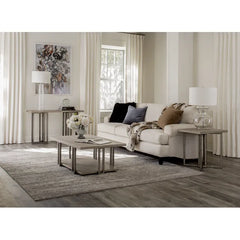 Murrow Floor Shelf Coffee Table with Storage Contemporary Style