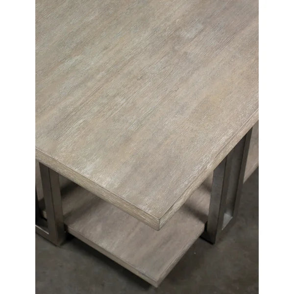 Murrow Floor Shelf Coffee Table with Storage Contemporary Style