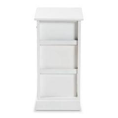 Nadeem 22.8'' Tall 3 - Drawer Solid Wood Nightstand in White