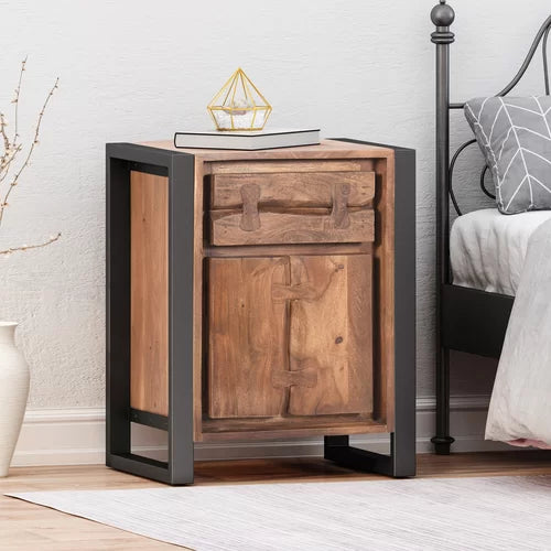 25.5'' Tall Iron 1 - Door Accent Cabinet Perfect Storage Space To Organize