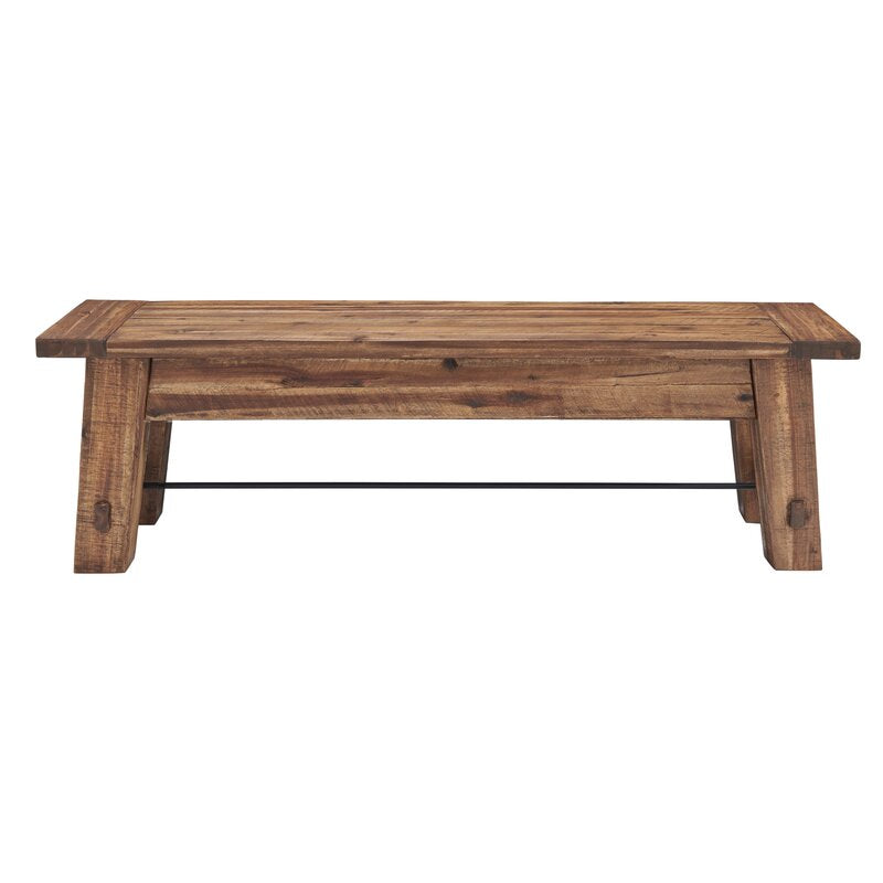 Nastya Wood Bench Industrial Accent Furniture Collection
