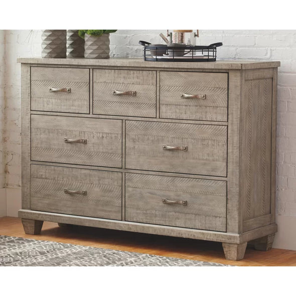 Naswith 7 Drawer 60'' W Double Dresser Beautifully Clean Lines Design