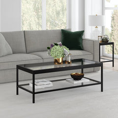 Nave 4 Legs Coffee Table with Storage Clean Lines Combined with Sleek Finishes