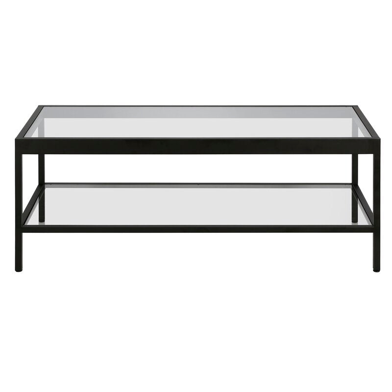 Nave 4 Legs Coffee Table with Storage Clean Lines Combined with Sleek Finishes