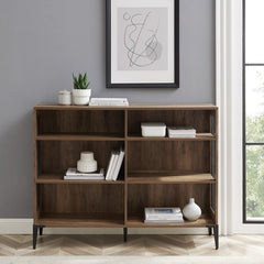 1 Rustic Oak Nazarene 40'' H x 52'' W Standard Bookcase
