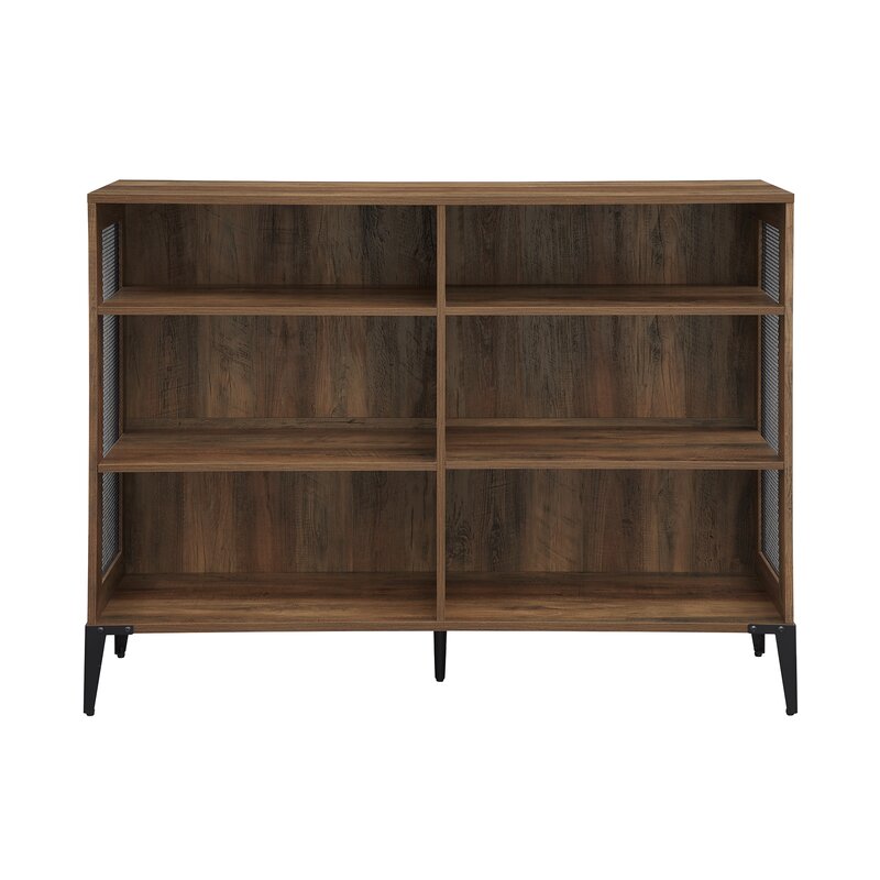 1 Rustic Oak Nazarene 40'' H x 52'' W Standard Bookcase