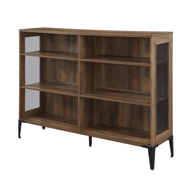 1 Rustic Oak Nazarene 40'' H x 52'' W Standard Bookcase
