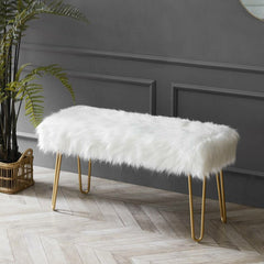 Upholstered Bench Fashionable Footstool and A Regal Decorative Perfect for the Entryway Or Any Space