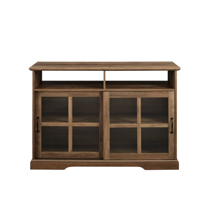 Rustic Oak Nellie 47.62'' Wide Sideboard Two Adjustable Shelves