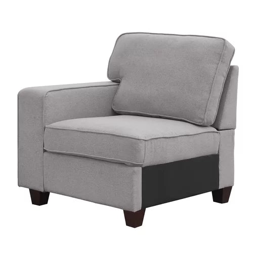 Nelms 149.5" Wide Right Hand Facing Corner Sectional with Ottoman